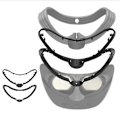 Miniatyrbilde 2 av 5: VR ansiktsmaske erstatning ansiktsplate for PSVR2 headset magnetisk ansiktsgrensesnitt feste for Ps Vr2 A