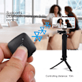 Miniatyrbild 6 av 10: Portabel Teleskopisk Selfie Stick Stativ Bluetooth Fjärrkontroll Mobiltelefonklämma Kit