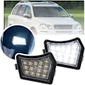 Miniatyrbilde 2 av 5: 2 stk LED-bakspeilpyttlys Bakspeil Velkomstlys for Volvo V40 XC90 S40 V50 C30 C70 S60 V60 S80 V70 XC70 Jaguar XF XE