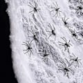 Miniatyrbillede 4 af 5: 200g Halloween dekoration lysende edderkop bomuld lysende edderkop