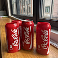 Pikkukuva 2 / 3: 3 kpl Onnea tuova silikoninen Coca-Cola pullon suojus Coca-Cola tölkin juomasuojus Coca-Cola kupin suojus, punainen, 500 ml