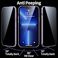 Miniatyrbilde 4 av 6: Personvern dobbelt magnetisk etui iPhone 11 svart svart black