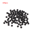 Miniatyrbilde 3 av 5: 100 stk 3-12 mm sorte dukkeøyne sikkerhetssømmer perler for DIY bjørn utstoppede leker 0.1 12MM