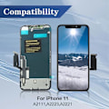 Miniatyrbillede 2 af 8: Udskiftningsskærm til iPhone 11