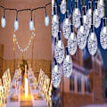 Miniatyrbillede 4 af 4: Udendørs solcellelamper - 20 LED - 8 tilstande - Krystalkugler - Vandtæt - Ip65 - Til have, terrasse, træ, gårdhave, fest, bryllup