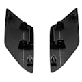 Miniatyrbilde 5 av 5: 2 stk Venstre + Høyre Front Støtfanger Hodelykt Vaskerdyser Deksel For Golf Vi 6 Mk6 5k0955109 Black Grey