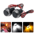Miniatyrbilde 1 av 5: 2x Motorsykkel Blinklys LED Lys Indikator Styre Ende Håndtak Stanglampe