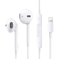 Miniatyrbilde 1 av 4: Apple-hodetelefoner med kabel, iPhone-hodetelefoner, øretelefoner med volumkontroll og mikrofon, kompatibel med iPhone XS-14 Pro Max
