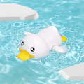 Miniatyrbillede 1 af 5: Sød Bade-Skildpadde Hval Pool Strand Klassisk Kæde Opvindslegetøj Vandlegetøj til Børn white duck