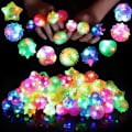Miniatyrbillede 7 af 7: 24 Pak LED Diamant Ringe der Lyset Op LED Ringe der Lyset Op og Blinker (Tilfældig Stil)