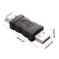 Pikkukuva 5 / 5: Firewire Ieee 1394 6-pin naarinen naar usb2.0 Converter Computer Cable Connector Black