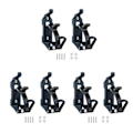 Miniatyrbild 2 av 5: 1/2/3 2-pack/parti Fäste för takräcketillbehör Väggfäste Svart Black 3Sets