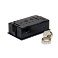 Miniatyrbillede 5 af 8: Mini Digital Termometer Hygrometer Måler Sort/hvid (6-pak - Firkant) black Fahrenheit