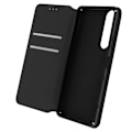 Miniatyrbillede 1 af 4: Sony Xperia 1 III Wallet Flip Case Video Support Funktion Sort Sort