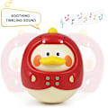 Miniatyrbilde 2 av 5: Dinosaur-And-And-Duck Roly Poly Baby Leke, Musikk-Vuggetøy | Tumbler Vuggetøy