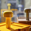 Miniatyrbillede 4 af 8: Led Kreativ Svampe Genopladelig Bordlampe 3w 3 Lys yellow