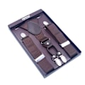 Miniatyrbilde 1 av 4: 3,5 cm brede Y-formede seler for menn brown