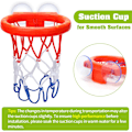 Miniatyrbillede 2 af 5: Badelegetøj - Badekar Basketball Hoop til Børn Småbørn - Badelegetøj Brusebad Legetøj