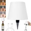 （AZC）Langaton pullonvalo, RGB LED -pullonvalo White