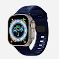 Miniatyrbild 1 av 5: Mjukt silikonarmband för Apple Watch Band Ultra 49mm 44mm 45mm 42mm 41mm 42mm 38mm Sport Watch Band iwatch Serise 8 7 6 5 Armband 05-Midnattsblå 05-Midnight-blue 38mm 40mm 41mm