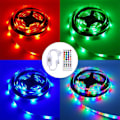 Miniatyrbilde 2 av 5: DC5-24V Bluetooth LED-kontroller + 40-knappers fjernkontroll APP-kontroll og musikksynkronisering RGB IR RF for 5050 3528 RGB LED-lys White