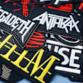 Miniatyrbillede 2 af 5: Band Rock Parche Music Patches Strygejern På Badges Striber Broderede Applikation Tøj Stickers Aa010