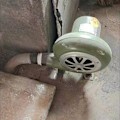 Miniatyrbilde 4 av 10: Kraftig BBQ-vifte Kullgrillstarter BBQ-vifte, Røykovn Vifte Jern Elektrisk Vifte AC100-240V 2900RPM Justerbar 0.82 80W