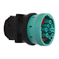 Miniatyrbilde 2 av 4: J1939 II Adapter 9-pins lastebildiagnostisk port adapter erstatning for Paccar til Nexiq datalink