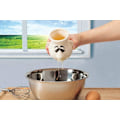 Miniatyrbilde 6 av 7: Egg Separator Morsomt Kjøkkenverktøy - Morsomt Snot Nose Egg Separator Verktøy Nyttig For Matlaging Og Steking Hvit