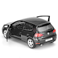 Pikkukuva 5 / 5: 1:36 Golf 6 GTI Valettuauto Malli Leikkiauto Metalli Simulaatio Leikkiauto Malli 2 Ovea Avattavissa Kokoelma Lasten Leikkikalut Lahja Black
