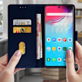 Miniatyrbild 3 av 4: Fodral för Samsung Galaxy A71 Full Cover Korthållare Stativfunktion Midnattsblå