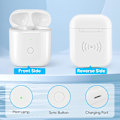 Miniatyrbild 2 av 8: Trådlöst laddningsfodral kompatibelt med Air Pods 1:a och 2:a generationen, laddningsfodralersättning med synkroniseringsknapp Bluetooth