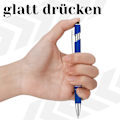 Pikkukuva 4 / 5: 6 kpl Kuulakärkikynää Stylus-kärjellä, 0,5 mm Musta Muste Metallikynä Stylus-kynä 2 in 1 Stylus Kuulakärkikynä, Veto-ulottuva Kuulakärkikynä Lahja