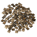 Miniatyrbillede 1 af 3: 100 stk. 9x9cm Pyramid Spike Flatback Studs Læderarbejde Punk Nitter Studs Til Tøj Tasker Sko Bælte DIY Dekoration