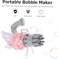 Miniatyrbild 6 av 6: 1 st. Maskin Nyhet Nöjen Automatiska Bubbel Leksaker Bärbar Bubbelblåsare Barn