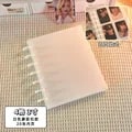 Miniatyrbilde 1 av 6: Ins fotoalbum Kpop-perm, fotokort-holder, kreativ idol-kort-samlebok, togbilletalbum, kortperm, studentartikler White
