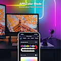 Miniatyrbillede 4 af 5: RGB LED Neon Rope Light med 16 millioner farver, Wifi Bluetooth Musikstyring til Soveværelse, Stue og Spilindretning