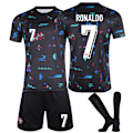 Miniatyrbilde 1 av 2: UEFA Euro 2024 Portugal Treningsdress Barn Fotballdrakt Nr. 7 Cristiano Ronaldo 28