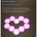 Miniatyrbilde 3 av 5: Heksagon LED-panel - 6 stk. RGB Smart LED-panellys