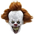 Pikkukuva 1 / 6: Halloween-naamio Pelottava Penny Viisas Klovni Täysnaamio Peruukki
