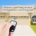 Miniatyrbilde 2 av 5: 433MHz Fix Code Clone garasjeportåpner fjernkontroll kompatibel med TORMATIC DORMA HS43-1E | HS43-2E Håndholdt sender 2 stk
