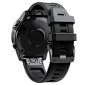 Miniatyrbillede 1 af 5: 20MM Rem til håndled i silikone med hurtigspænde til Garmin Fenix 7S/6S/6S Pro/5S/5S Plus/Descent Mk2S ur (sort) Sort Black