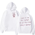 Pikkukuva 2 / 4: Räppäri Lil Peep Tour -konserttihuppari Hip Hop -muotipaita Miehet Unisex Rentouttavat pitkähihaiset huppu Goottilainen katutyyli Musta M