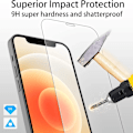 Miniatyrbillede 3 af 6: 5 stk Hærdet Glas til iPhone 16 14 13 12 15 Pro Max Mini Skærmbeskytter til iPhone 7 8 Plus XXR Xs Max Beskyttende Glas iPhone X XS iPhone X XS 5 Pcs