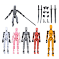 Pikkukuva 1 / 5: T13 Actionhahmo, Titan 13 Actionhahmo, Robot Actionhahmo, 3D-tulostettu Actionhahmo, 50% alennus yellow