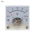 Miniatyrbilde 6 av 10: DC voltmeter Analogt panelmeter 0-10V 0-10V 0-10V 0-10V