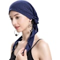 Miniatyrbillede 3 af 5: Sommer Turban til kvinder til hårtab Kemohue