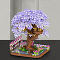 Miniatyrbillede 5 af 6: Kirsebærblomst Bonsai Træ Byggesæt, Blomster Træhus Model Sæt til Voksne, 2200 Stk Mikro Klodser Samleobjekter Kreative Gaver til Voksne Piger