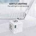 Miniatyrbilde 2 av 5: (15-20-30-60) Hvit kubetimer, digital studietimer med LED-lys