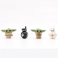 Pikkukuva 2 / 4: 14 kpl Star Wars Minihahmosetti, Hahmokoriste, Kakku- ja muffinssikoristeet, Lastenjuhlatarvikkeet